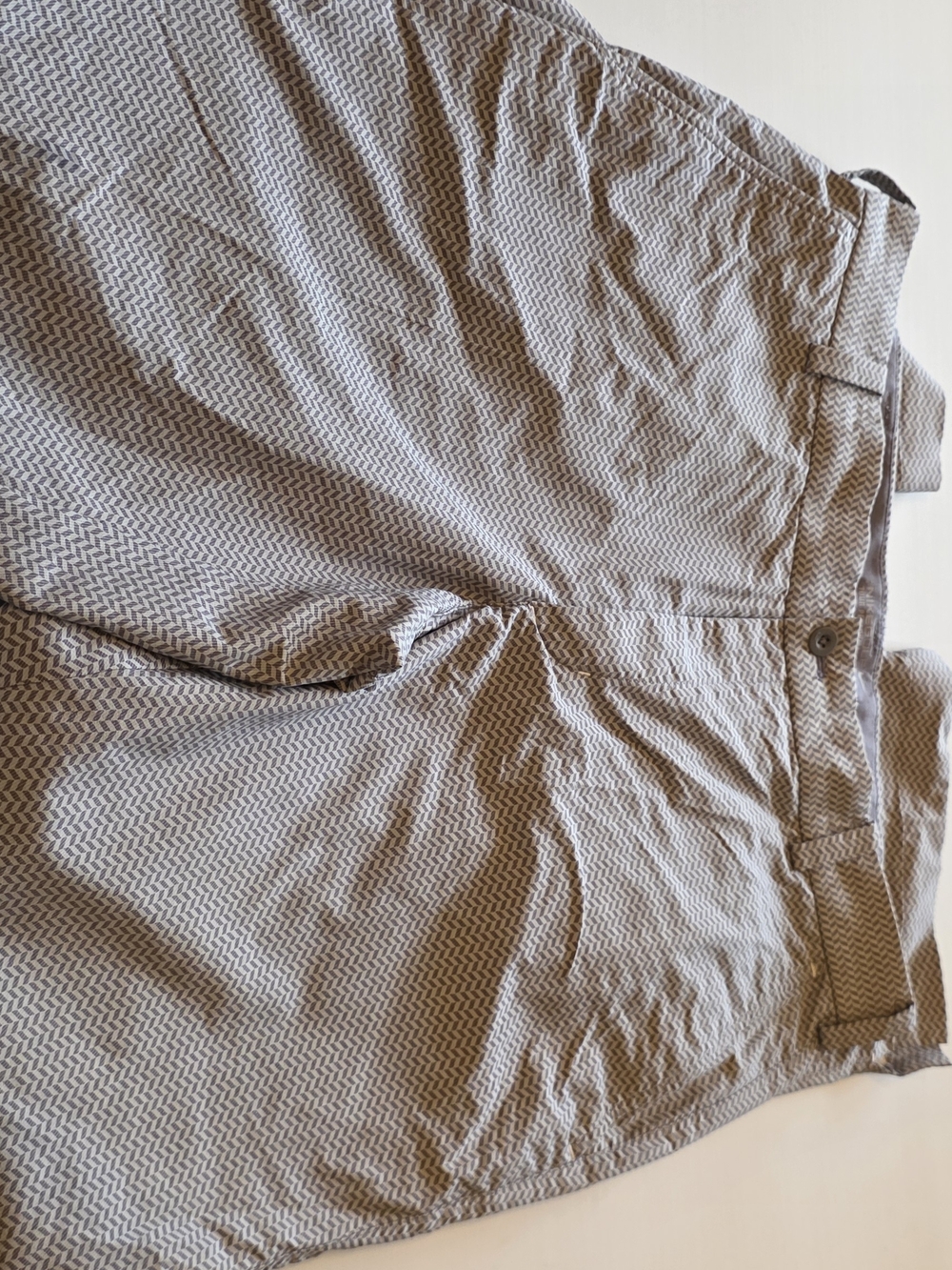 Nike Men's Light Brown Patterned Flat Front Golf Pants